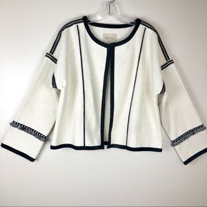 Moon River {Nordstorm} Fringe Trim Boho Jacket